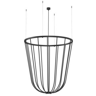 ANTIGO Lampa wisząca no. moon O Z - Czarna (800 mm) 5143