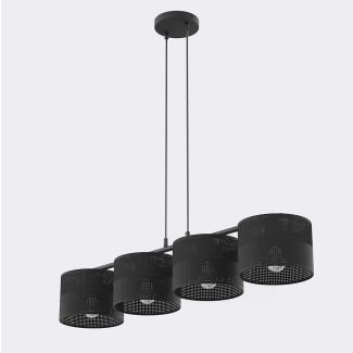 EMIBIG 1651/4 KARBON 4 BLACK LAMPA WISZĄCA