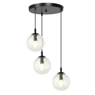 EMIBIG 711/3PREM LAMPA WISZĄCA COSMO 3 BL PREMIUM TRANSPARENT