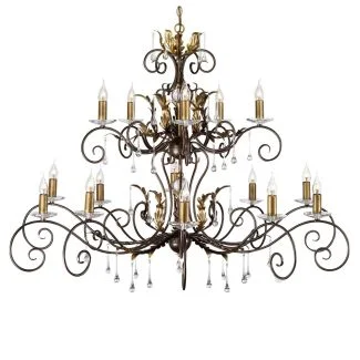 ELSTEAD AMARILLI AML15 BRONZE 15Lt Chandelier