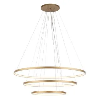 ANTIGO Lampa wisząca Agari Multi 3 117-87-57 - Złota (1170 mm) 4000K 5421