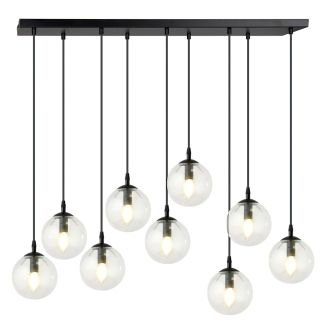 EMIBIG 711/9 LAMPA WISZĄCA COSMO 9 BL TRANSPARENT