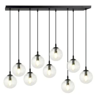 EMIBIG 711/9 LAMPA WISZĄCA COSMO 9 BL TRANSPARENT