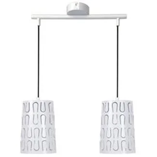 CANDELLUX 32-64271 VISTA LAMPA WISZĄCA 2X60W E27 BIAŁY