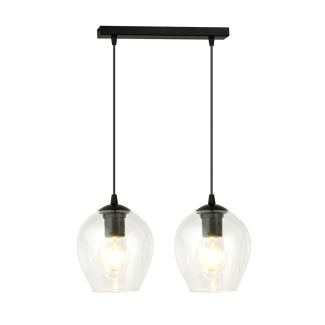 EMIBIG 679/2 LAMPA WISZĄCA ISTAR 2 BL TRANSPARENT