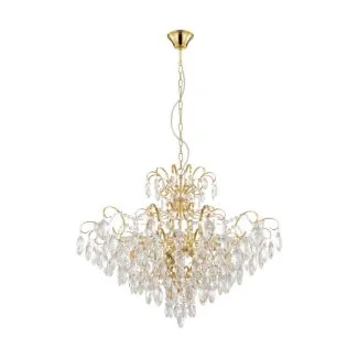 EGLO 39606 LAMPA FENOULLET 1 OPRAWA WISZĄCA HL/9 E14 MESSING/KRISTALL FENOULLET 1