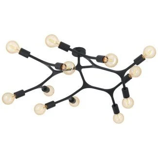 EGLO 98319 LAMPA BOCADELLA 1 OPRAWA SUFITOWA DL/12 E27 SCHWARZ BOCADELLA 1
