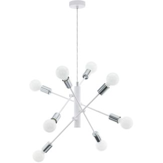 EGLO 98017 HL/8 E27 WEISS/CHROM GRADOLI