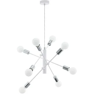 EGLO 98017 HL/8 E27 WEISS/CHROM GRADOLI