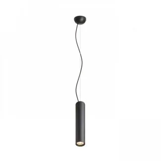 RENDL R12459 RIGA 28 wisząca czarna 230V LED 9W 38° 3000K