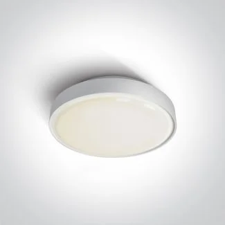 ONE LIGHT 67280N/W/W Poka biały plafon LED 3000K 16W IP65