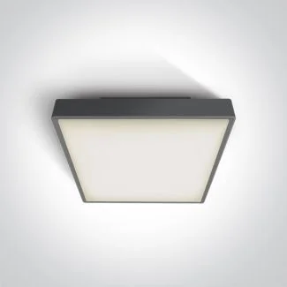 ONE LIGHT 67282AN/AN/W Pirnari 2 plafon antracyt LED 3000K 24W IP65