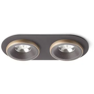 RENDL R13242 SHARM R II wpuszczana brązowa/perłowo-złota 230V LED 2x10W 24° 3000K