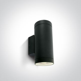 ONE LIGHT 67400E/B Collio 2 czarny zewnętrzny cylinder ścienny 2xPAR30, E27 IP65