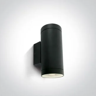 ONE LIGHT 67400E/B Collio 2 czarny zewnętrzny cylinder ścienny 2xPAR30, E27 IP65
