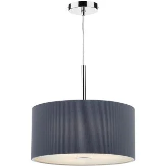 DAR ZAR1039 ZARAGOZA 3LT PENDANT 40CM GREY