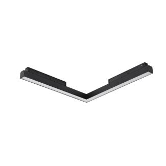 AZZARDO AZ4615 SAGA TRACK MAGNETIC CORNER A 24W MILKY120 4000K BK TECHNICAL TRACK BLACK reflektor do szyny magnetycznej