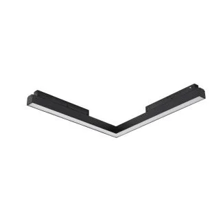 AZZARDO AZ4613 SAGA TRACK MAGNETIC CORNER A 24W MILKY120 3000K BK TECHNICAL TRACK BLACK reflektor do szyny magnetycznej