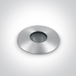 ONE LIGHT 69042/AL/W Graikos aluminiowy wpust COB LED 3000K 1W IP67