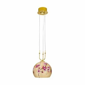 KOLARZ 0392.31+1M.3.PR.AU LUNA lampa wisząca złoto 24K