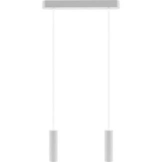 HELLUX 8520209 Lampa wisząca biała Madera 2 pł