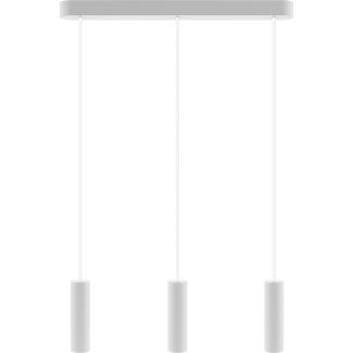 HELLUX 8520309 Lampa wisząca biała Madera 3 pł