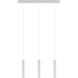 HELLUX 8521309 Madera Hexa lampa wisząca 3 pł biały