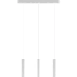 HELLUX 8521309 Madera Hexa lampa wisząca 3 pł biały