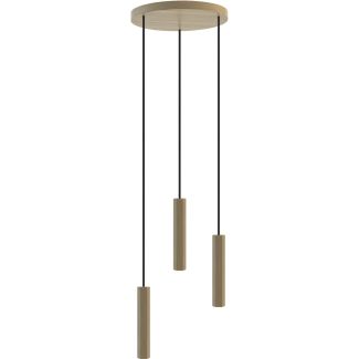 HELLUX 8521544 Madera Hexa lampa wisząca 3 pł (plafon)
