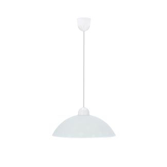 CANDELLUX 31-16751 FANUSA LAMPA WISZĄCA 1X60W E27 KLOSZ BIAŁY Z WZOREM