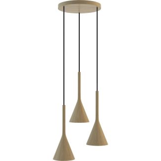 HELLUX 8541544 Zen lampa wisząca plafon 3 pł