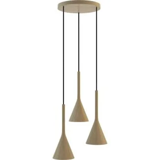 HELLUX 8541544 Zen lampa wisząca plafon 3 pł