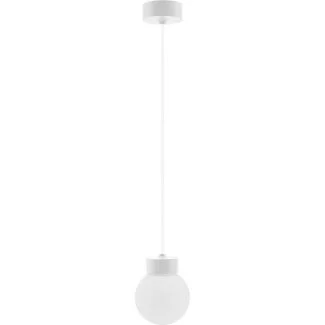 HELLUX 8570109 Lampa wisząca Barrel-Orb Kula 1pł biały