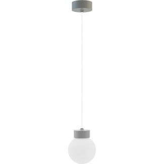 HELLUX 8570136 Lampa wisząca Barrel-Orb Kula 1pł szary