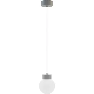 HELLUX 8570136 Lampa wisząca Barrel-Orb Kula 1pł szary