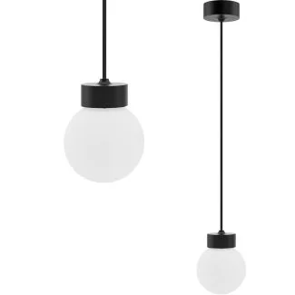 HELLUX 8570139 Lampa wisząca Barrel-Orb Kula 1pł czarny
