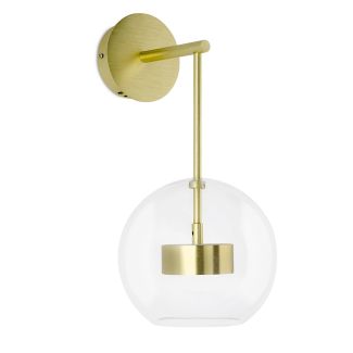 King Home XCW9148-1 Kinkiet CAPRI WALL złoty - 60 LED, aluminium, szkło