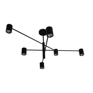 LIGHT PRESTIGE LP-731/6P BK Snow 6 wiszący czarny