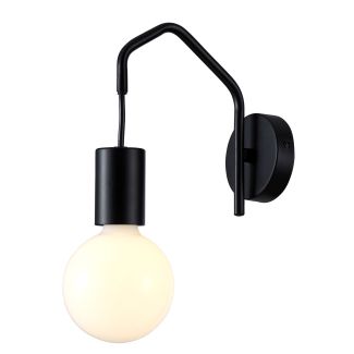 CANDELLUX 21-70999 BASSO LAMPA KINKIET 1X40W E27 CZARNY MATOWY