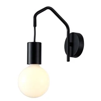 CANDELLUX 21-70999 BASSO LAMPA KINKIET 1X40W E27 CZARNY MATOWY