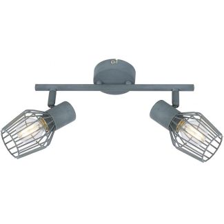 CANDELLUX 92-68026 VIKING LISTWA 2X40W E14 SZARY