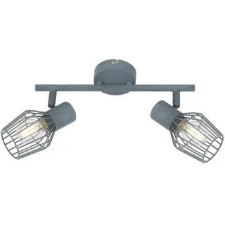 CANDELLUX 92-68026 VIKING LISTWA 2X40W E14 SZARY