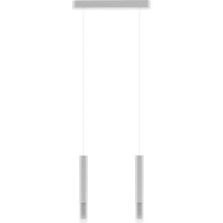 HELLUX 8621209 Lampa wisząca Madera2 Hexa 2pł klosz biały