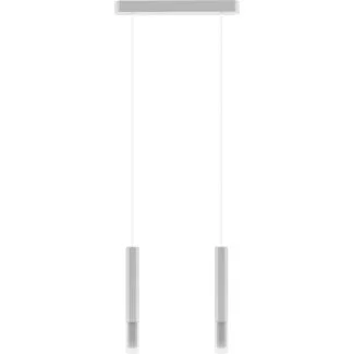 HELLUX 8621209 Lampa wisząca Madera2 Hexa 2pł klosz biały