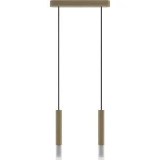 HELLUX 8621244 Lampa wisząca Madera2 Hexa 2 pł klosz