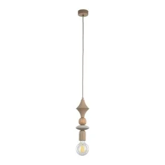 TK-LIGHTING 10959 TOWER SABIA WOOD 1XE27