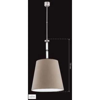 KUTEK SPARONE SPA-ZWD-1(N/A) lampa wisząca z abażurem