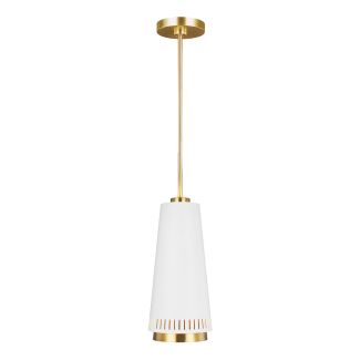ELSTEAD Carter FE-CARTER-P-A-MW 1 Light Pendant - Style A - Matte White