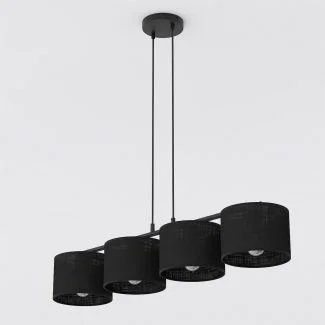 EMIBIG 1655/4 ECO 4 BL BLACK LAMPA WISZĄCA