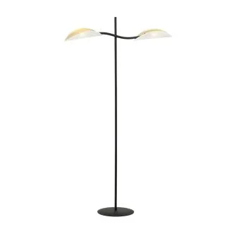 EMIBIG 1107/LP2 LAMPA PODŁOGOWA LOTUS LP2 WHITE/GOLD